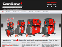 Tablet Screenshot of cansaw.com
